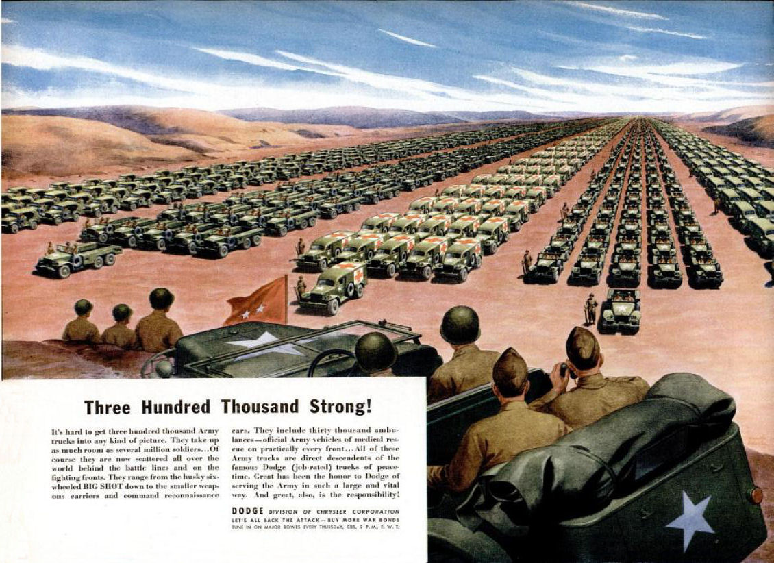 1944 Dodge Auto Advertising